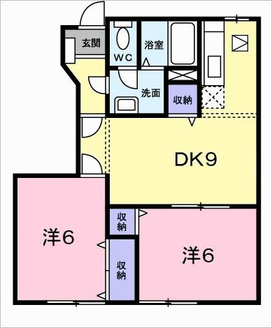 ガーデンハイツ大久保Ⅱの間取り