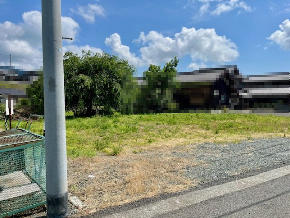 高島市今津町梅原86坪売地（田81坪付）の外観