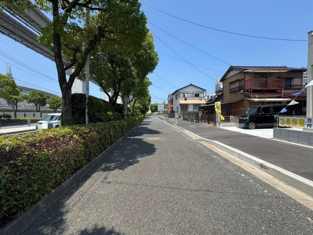 ーBloomーブルームー小倉南区日の出町1丁目1期　【小倉南区　新築戸建て】の前面道路含む現地写真|ーBloomーブルームー小倉南区日の出町1丁目1期　【小倉南区　新築戸建て】