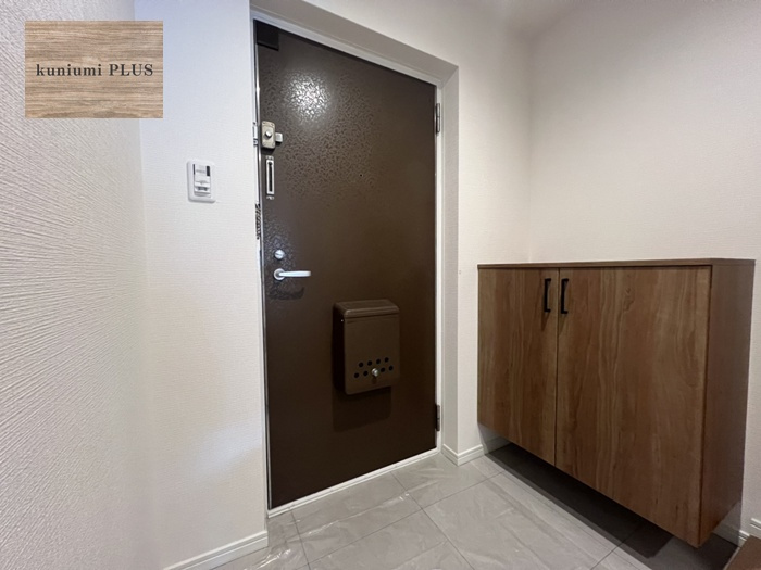 都島ビューハイツの玄関