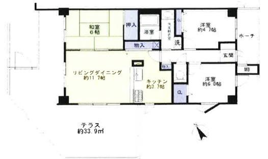 ファミール逗子シーサイドヒルズの間取り