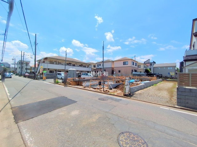 【新築分譲住宅】朝霞市溝沼第2の前面道路含む現地写真