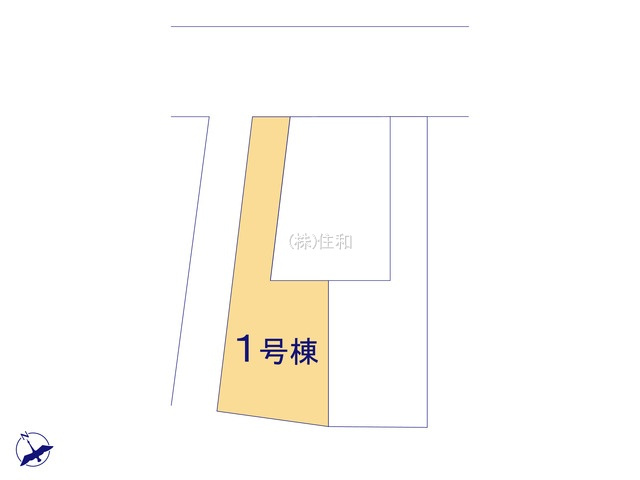 【新築分譲住宅】朝霞市溝沼第2の区画図