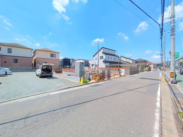 【新築分譲住宅】朝霞市溝沼第2の前面道路含む現地写真