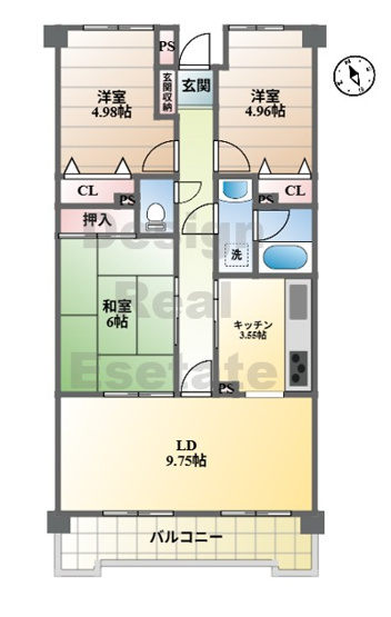 【間取り】 | サンポエジー行田　マンション