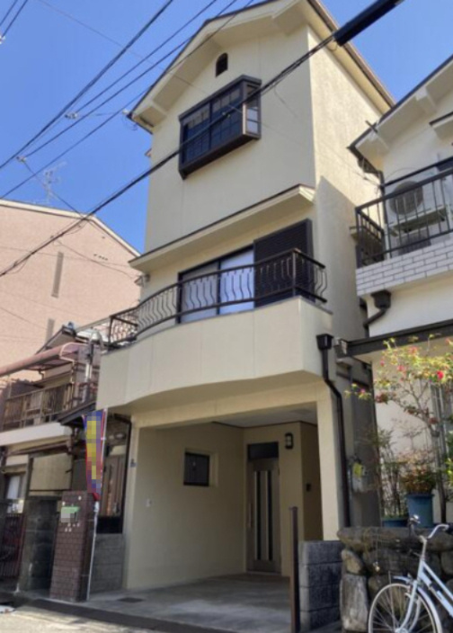 寝屋川市黒原橘町の前面道路含む現地写真