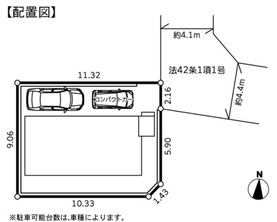 【区画図】 | 藤沢市善行5丁目 新築戸建 全1棟