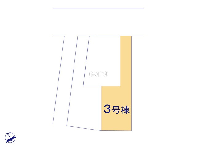 【新築分譲住宅】朝霞市溝沼第2の区画図