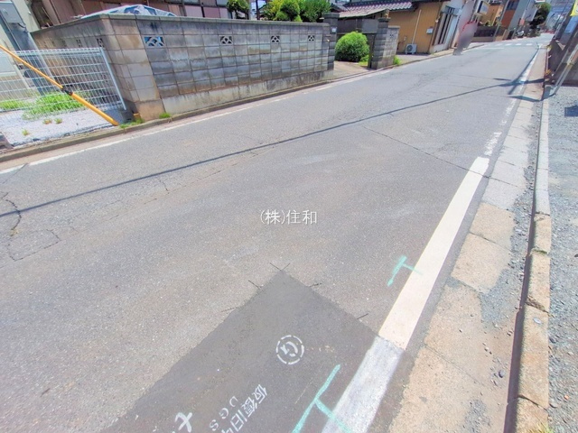 【新築分譲住宅】朝霞市溝沼第2の前面道路含む現地写真