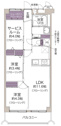 【間取り】 | 南向き・Ｒ７年７月室内改装済・シューズインクローゼット
