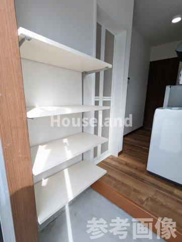 岩出市山のアパートの収納