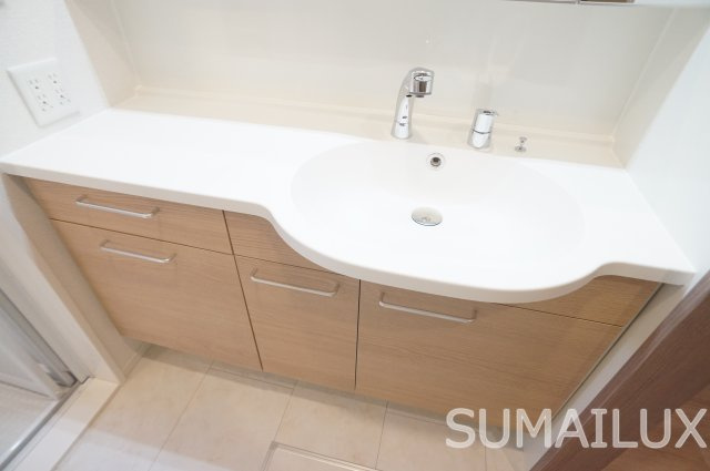 アクアフェリーチェB棟の洗面所