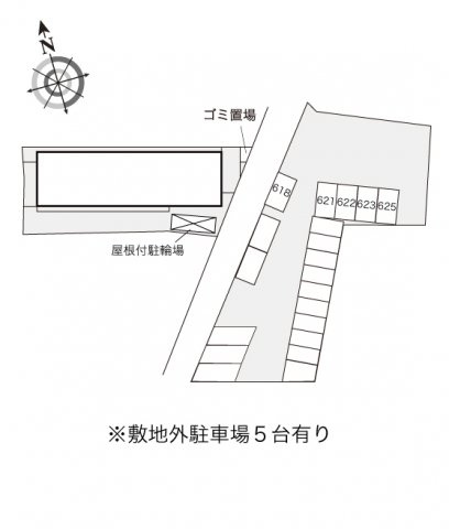 レオパレスサン・マックの区画図