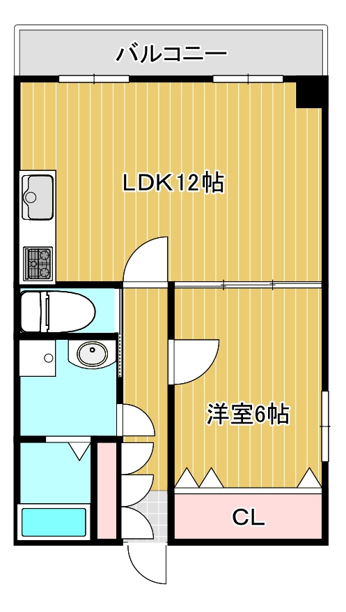 エスポワール北花田の間取り