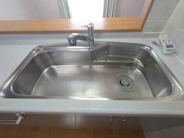 ◆２０２５年６月リフォーム完了◆リビング広々１８帖の３ＬＤＫ◆全居室収納付き◆ルネス・ピース醍醐のキッチン|シンク