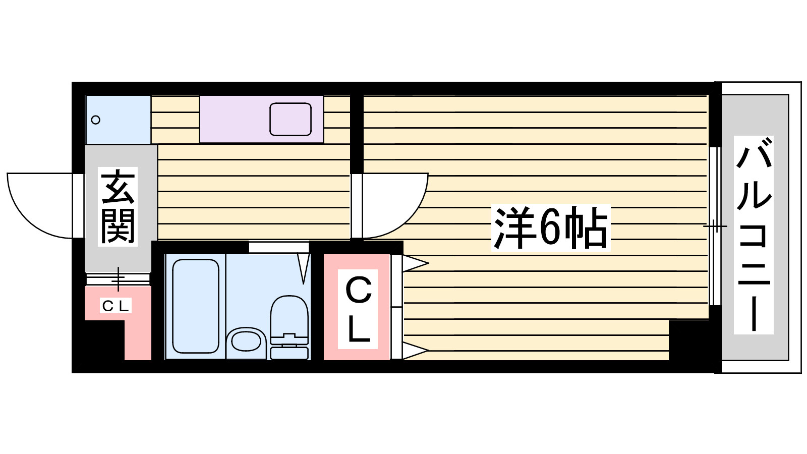 神戸市須磨区多井畑東町のハイツ