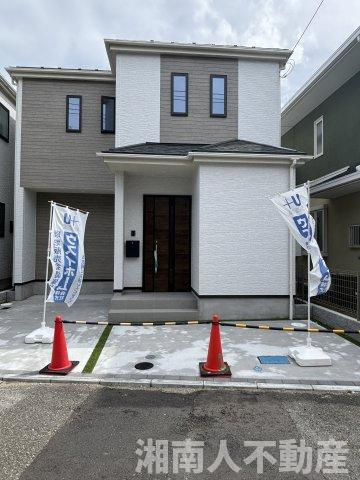 茅ヶ崎市松が丘1丁目　新築戸建の外観|おしゃれな外観です