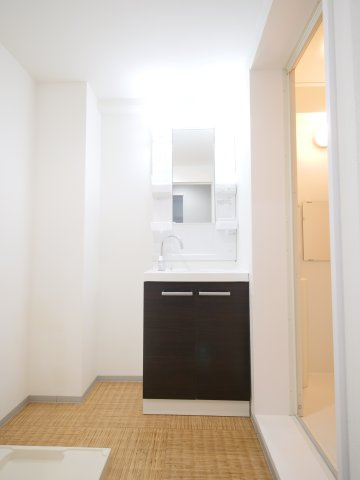 岡山スタービルの洗面所|※写真は別の部屋のものです。