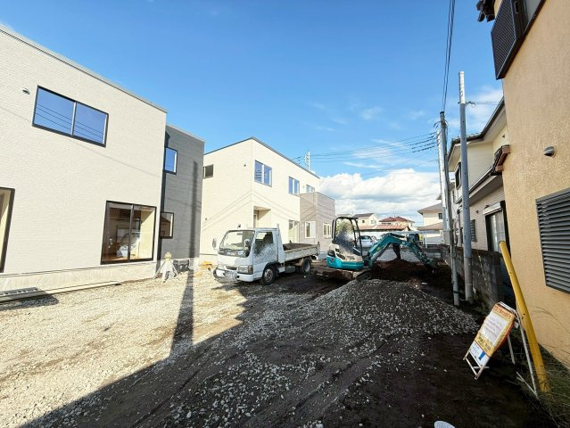 富士市伝法12期　新築戸建　全２棟　２号棟の前面道路含む現地写真|現地写真
