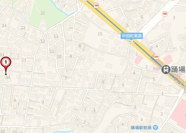 ブルーコートヴィラの地図