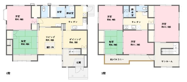【間取り】 | 藤枝市岡部町内谷　中古戸建