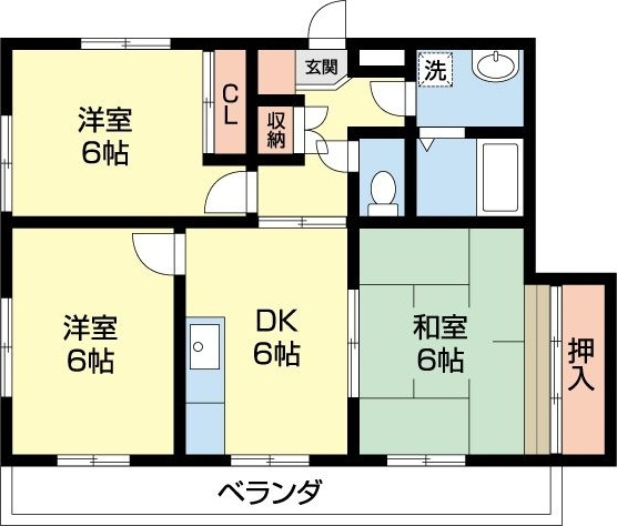 シャルメの間取り