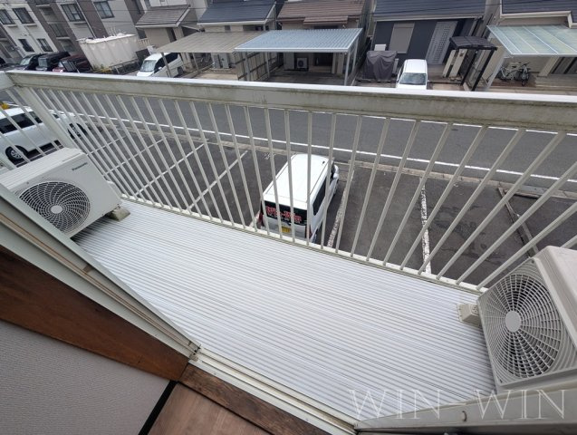 パークサイド西小鷹野 Ⅱのバルコニー