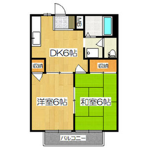 パークサイド西小鷹野 Ⅱの間取り