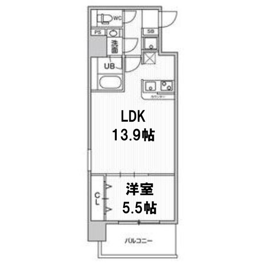 【間取り】 | ラドゥセール九条