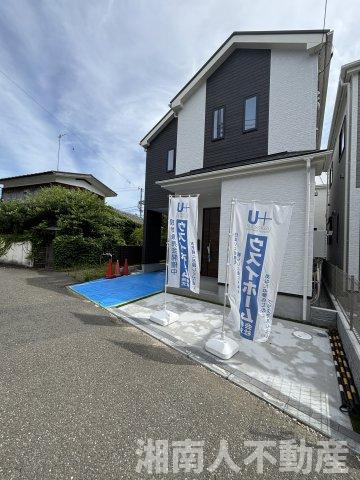 茅ヶ崎市松が丘1丁目　新築戸建の前面道路含む現地写真|前面道路含む現地写真です