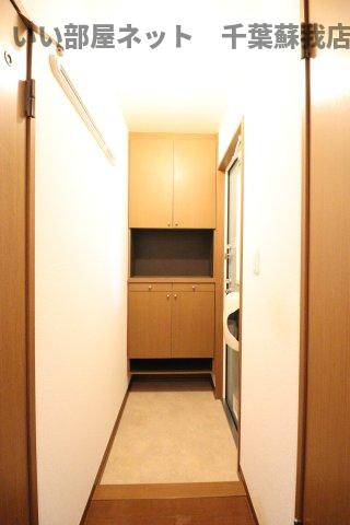 メルヴェイユ　Cの玄関|収納もある玄関です