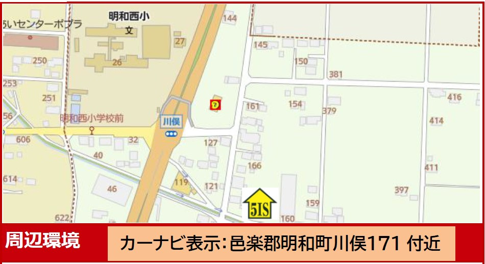 新築戸建・建売　邑楽郡明和町川俣　Kダンパー　全2区画の地図