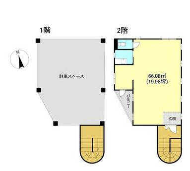 幾久富テナントの間取り
