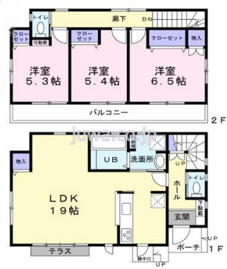 【新築分譲住宅】川越市上野田町の間取り