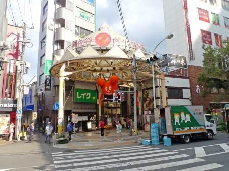 杉並区阿佐谷南３丁目のアパートの周辺