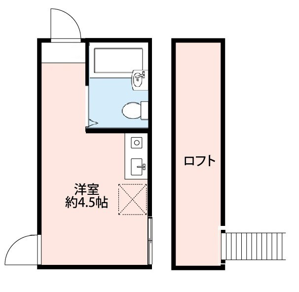 杉並区阿佐谷南３丁目のアパートの間取り