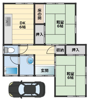 【間取り】 | 大淀町北野戸建