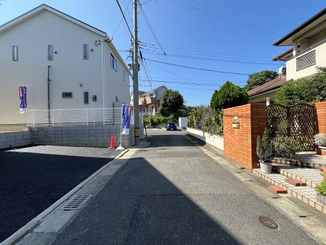 【その他】 | 福岡市西区今宿町第2　2号棟（全2棟）【仲介手数料無料・0円】 | 現地写真。前面道路です。