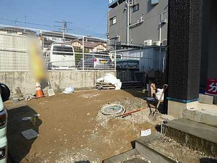 安佐北区口田3丁目の前面道路含む現地写真