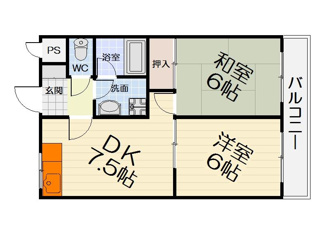 【間取り】 | 桃田マンション