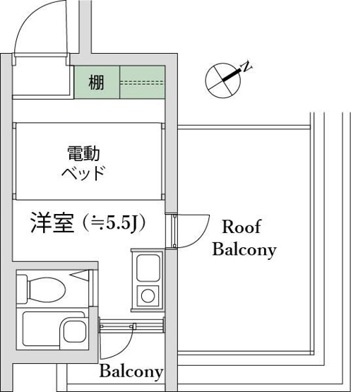 【間取り】 | シャトル・ハイムⅠ