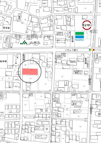 土地　那加前野町4丁目の地図