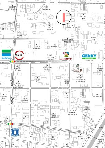 土地　那加前洞新町4丁目の地図