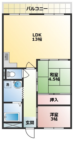 【間取り】 | シャトー天理