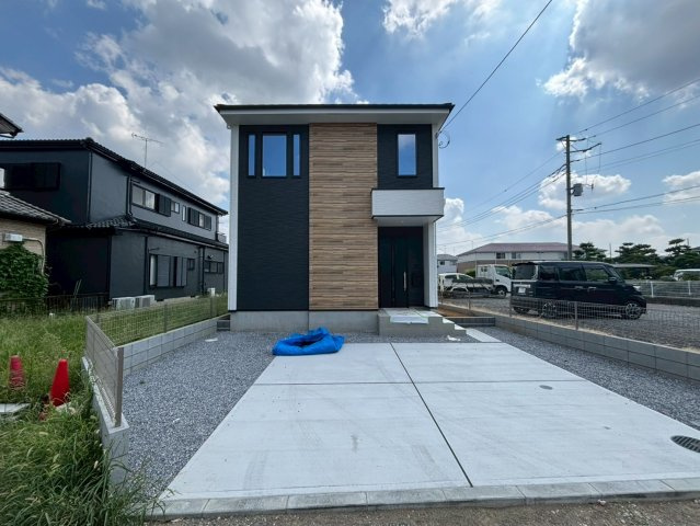 北葛飾郡松伏町　大字松伏　新築戸建　　全1棟の前面道路含む現地写真|前面道路含む現地写真です