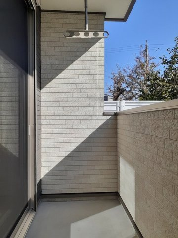 アイリス栗木山Ⅱのバルコニー