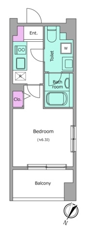 新品家具付きマンション築地13(KaGood東京)