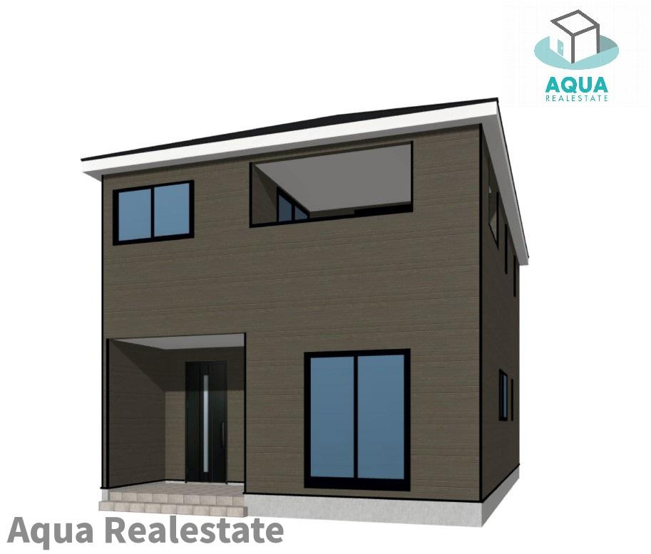 高松市太田下町の新築一戸建の完成予想図|外観パースです