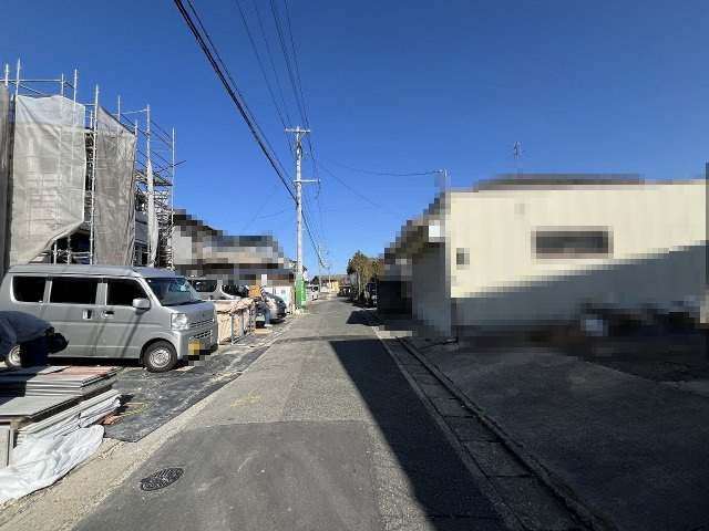 【その他】 | 福岡市城南区堤1丁目3期　2号棟（全2棟）【仲介手数料無料・0円】 | 現地写真。前面道路です。