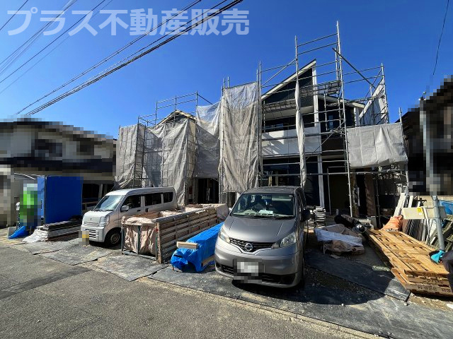 【外観】 | 福岡市城南区堤1丁目3期　2号棟（全2棟）【仲介手数料無料・0円】 | 現地写真。プラス不動産販売なら、現場の全ての棟をまとめてご見学頂けます。